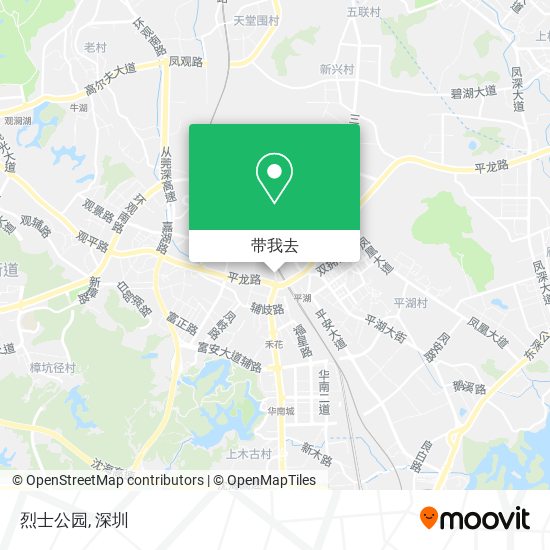 烈士公园地图