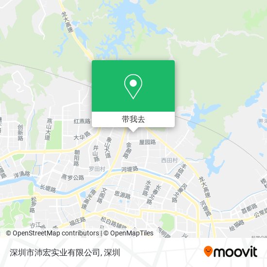 深圳市沛宏实业有限公司地图