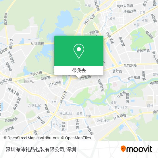 深圳海沛礼品包装有限公司地图