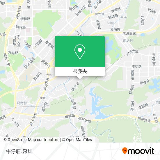 牛仔莊地图