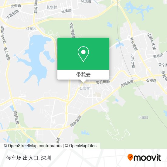 停车场-出入口地图