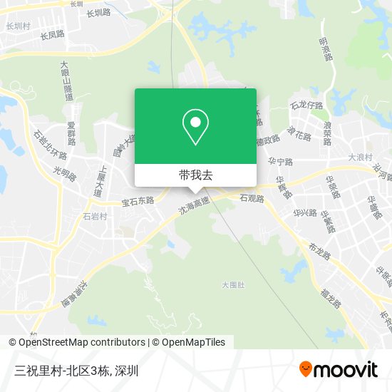三祝里村-北区3栋地图