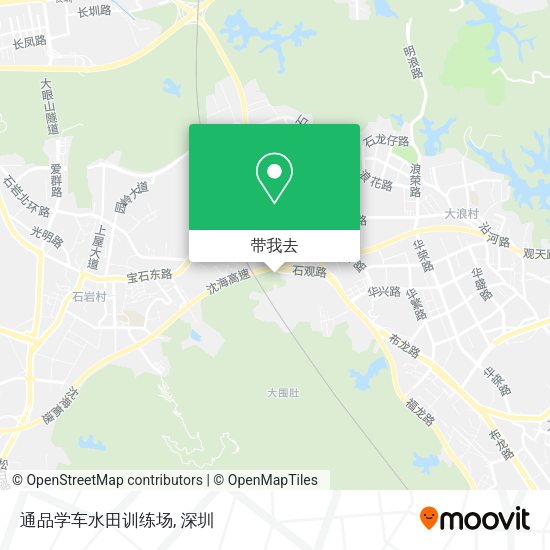 通品学车水田训练场地图