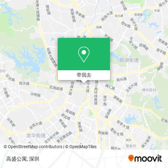 高盛公寓地图