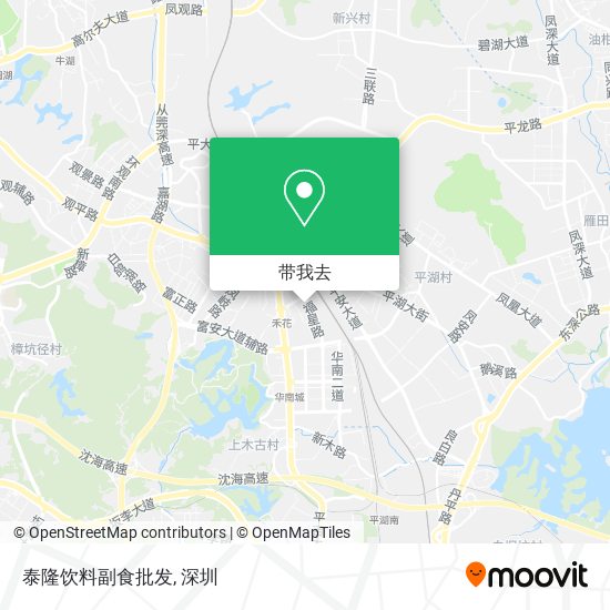 泰隆饮料副食批发地图