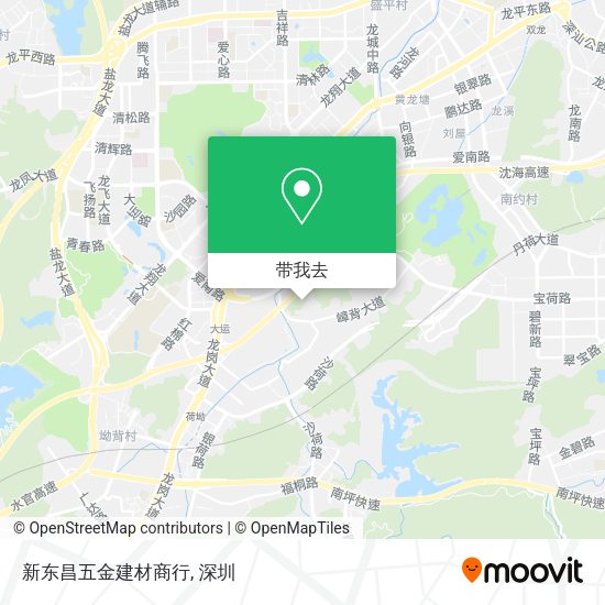 新东昌五金建材商行地图