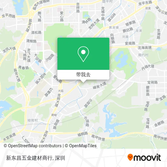 新东昌五金建材商行地图