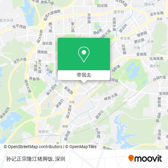 孙记正宗隆江猪脚饭地图