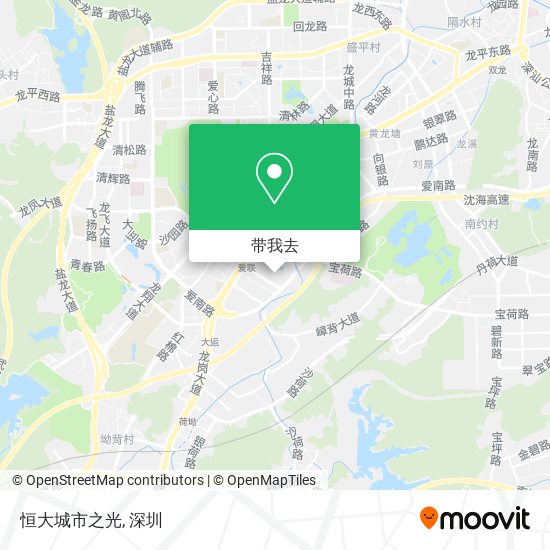 恒大城市之光地图