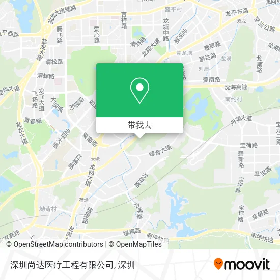 深圳尚达医疗工程有限公司地图