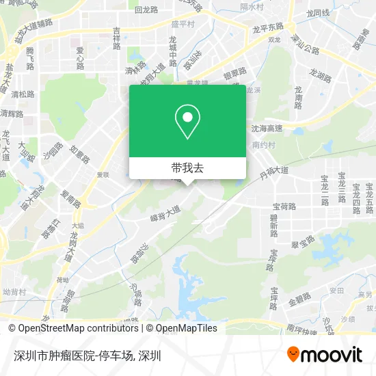 深圳市肿瘤医院-停车场地图