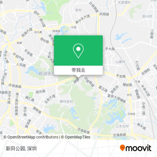 新田公园地图