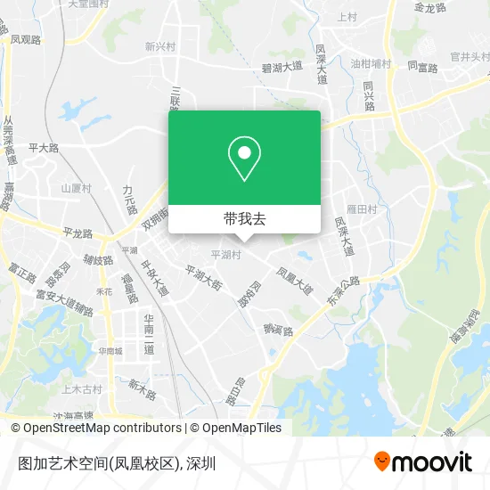 图加艺术空间(凤凰校区)地图