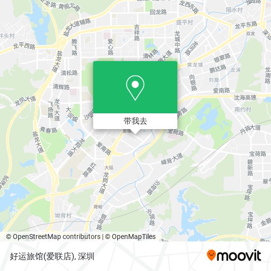 好运旅馆(爱联店)地图