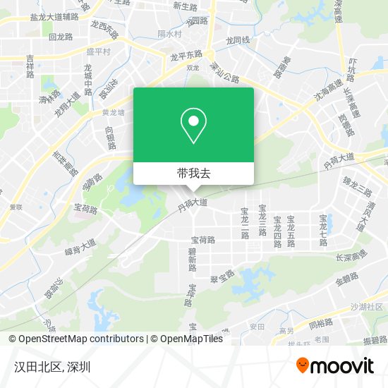 汉田北区地图