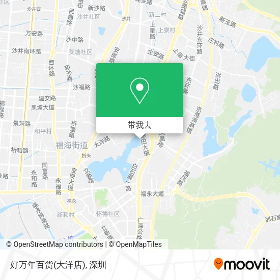 好万年百货(大洋店)地图