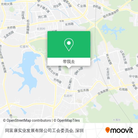 同富康实业发展有限公司工会委员会地图