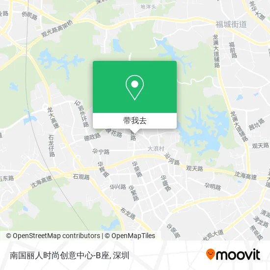 南国丽人时尚创意中心-B座地图