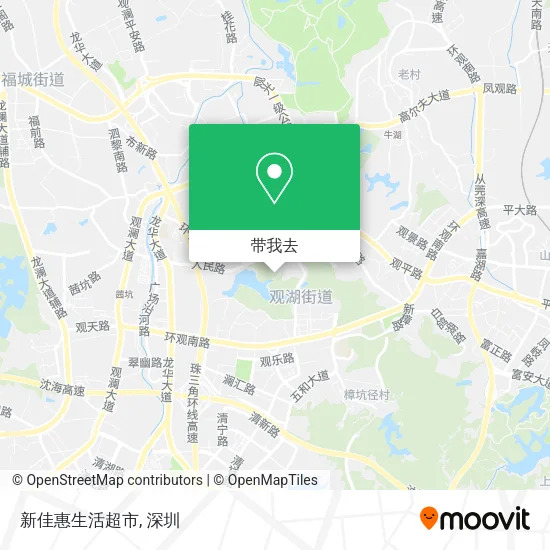 新佳惠生活超市地图