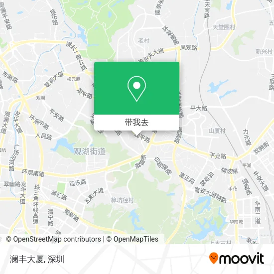 澜丰大厦地图