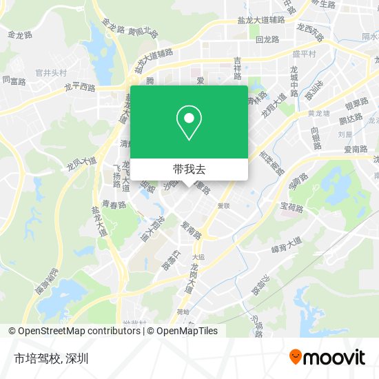 市培驾校地图