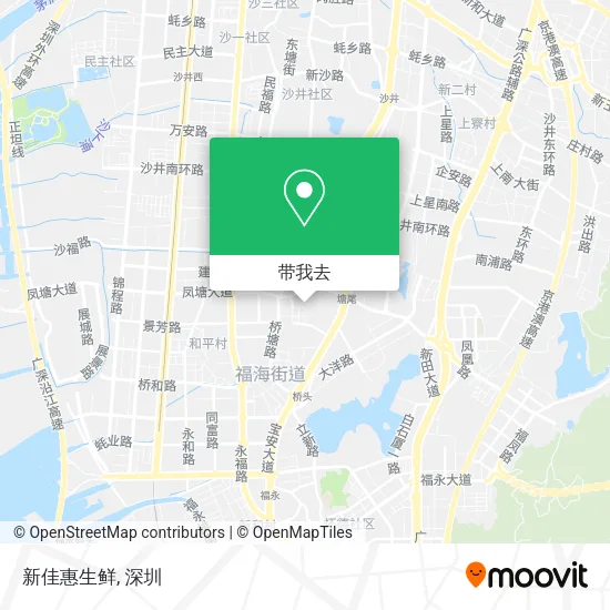 新佳惠生鲜地图