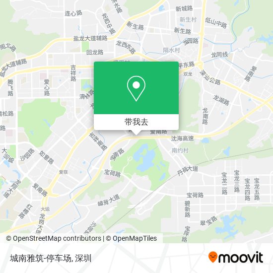 城南雅筑-停车场地图