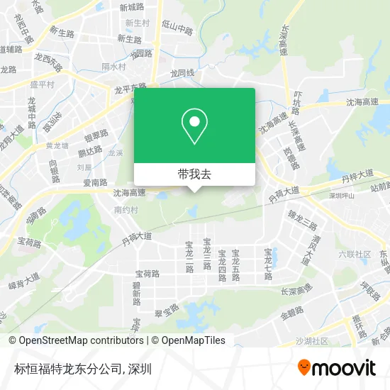标恒福特龙东分公司地图