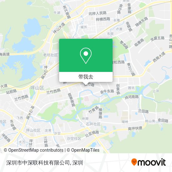 深圳市中深联科技有限公司地图