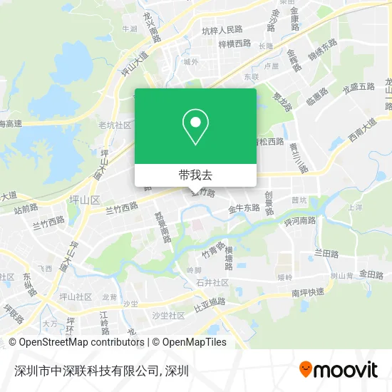 深圳市中深联科技有限公司地图