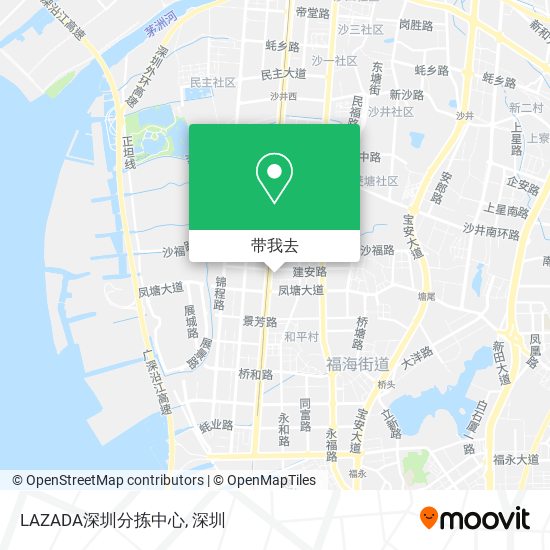 LAZADA深圳分拣中心地图