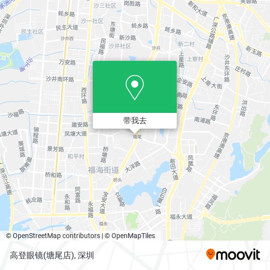 高登眼镜(塘尾店)地图
