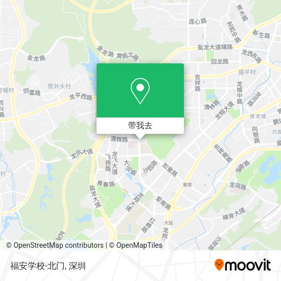 福安学校-北门地图