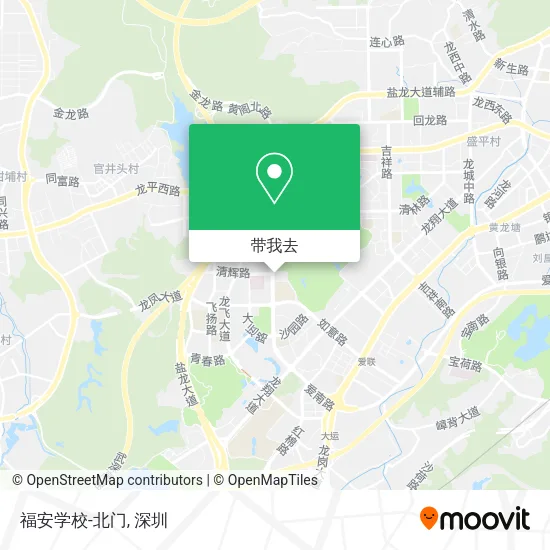 福安学校-北门地图
