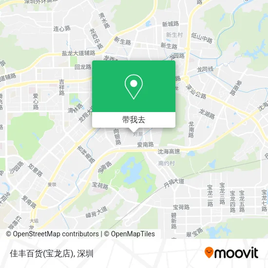 佳丰百货(宝龙店)地图