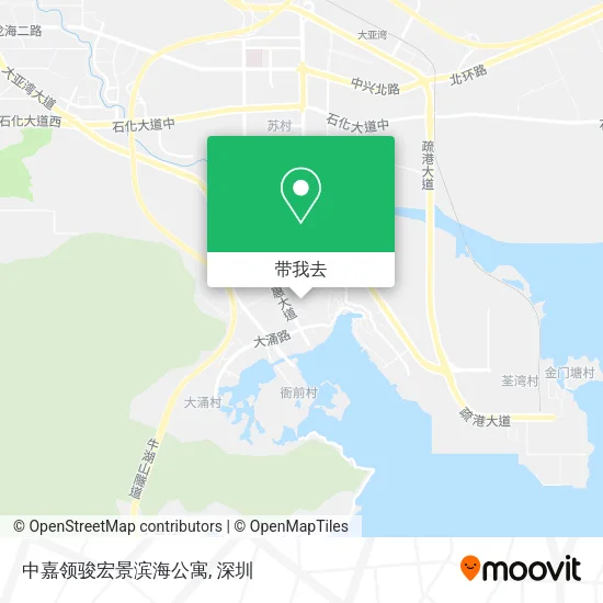 中嘉领骏宏景滨海公寓地图
