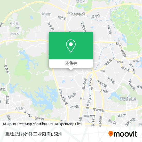 鹏城驾校(外经工业园店)地图