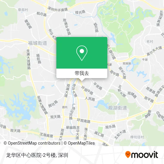 龙华区中心医院-2号楼地图