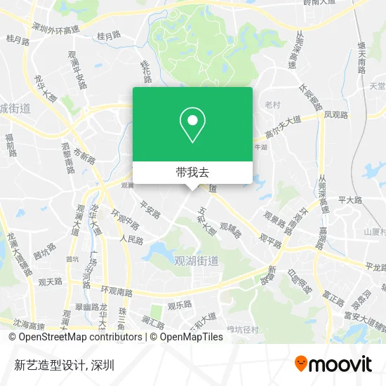 新艺造型设计地图