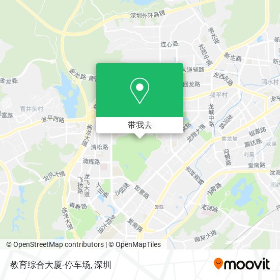 教育综合大厦-停车场地图