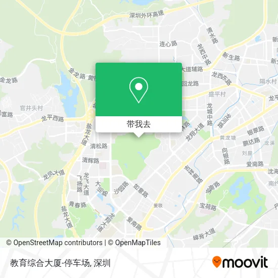 教育综合大厦-停车场地图