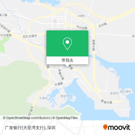 广发银行(大亚湾支行)地图