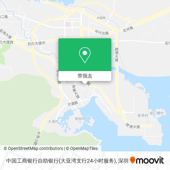 中国工商银行自助银行(大亚湾支行24小时服务)地图