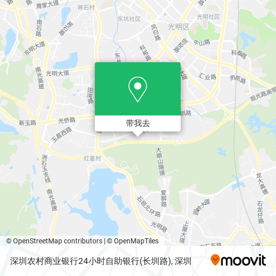 深圳农村商业银行24小时自助银行(长圳路)地图