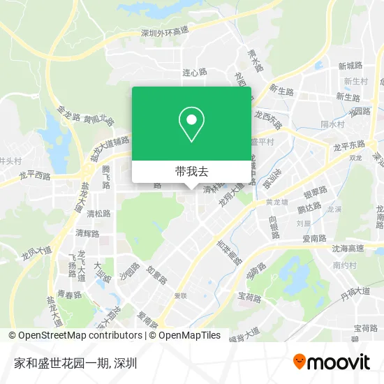 家和盛世花园一期地图