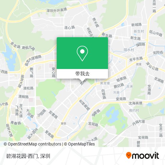 碧湖花园-西门地图