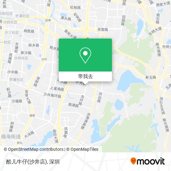 酷儿牛仔(沙井店)地图