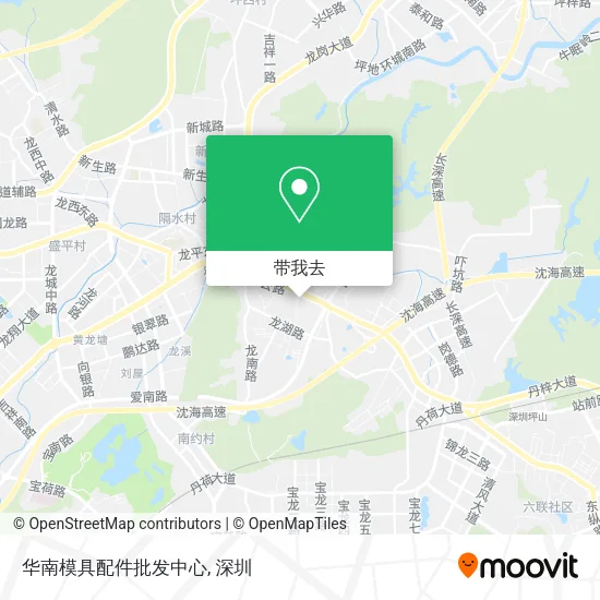 华南模具配件批发中心地图