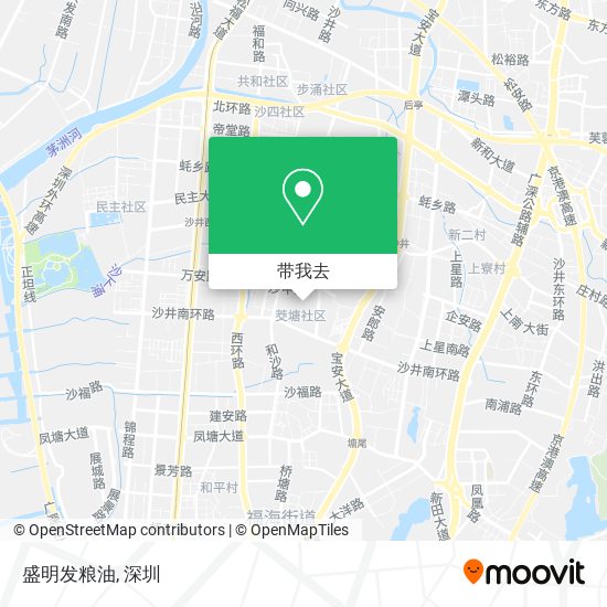 盛明发粮油地图