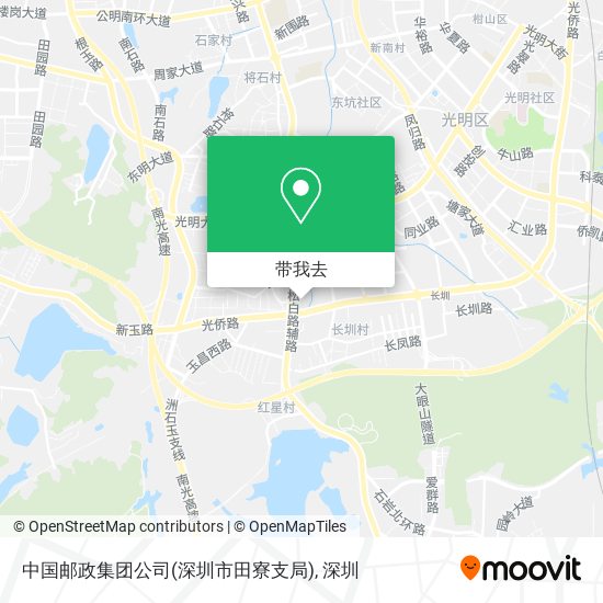 中国邮政集团公司(深圳市田寮支局)地图